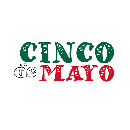 Cinco De Mayo Typography Sticker GIF