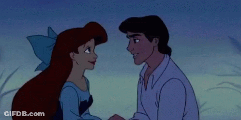 Cinderella And Prince Charming From Disney 'S Cinderella Are Dancing Together In A Cartoon . GIF