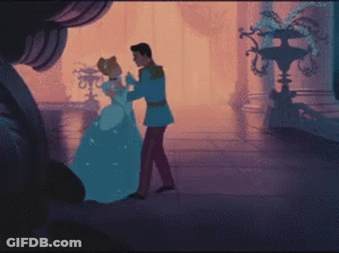 Cinderella And The Prince Midnight Waltz GIF