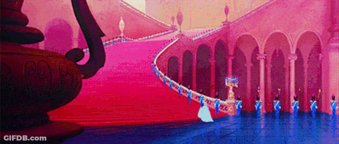 Cinderella Castle Staircase GIF