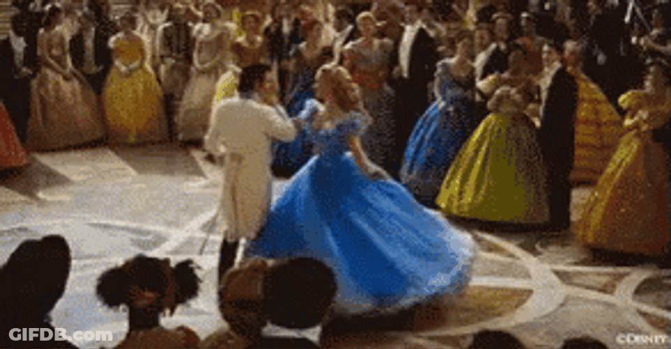 Cinderella Did Waltz With The Prince GIF