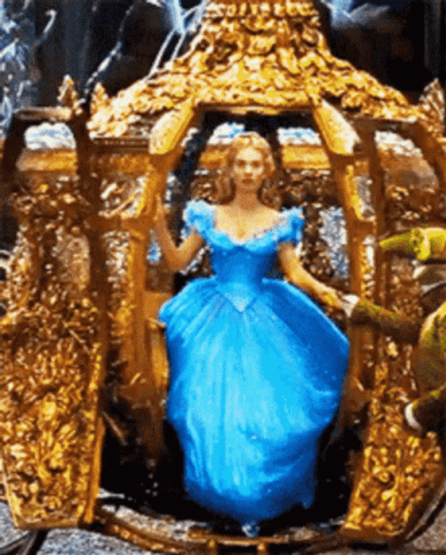 Cinderella Entrance Spin Slow Motion GIF