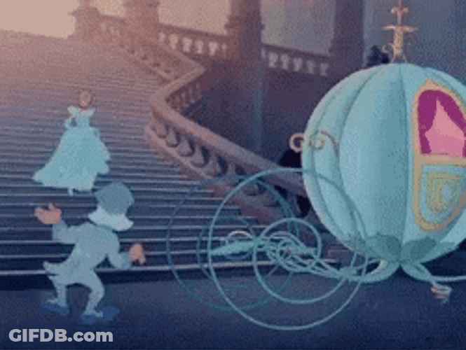 Cinderella Hurry Leaving GIF