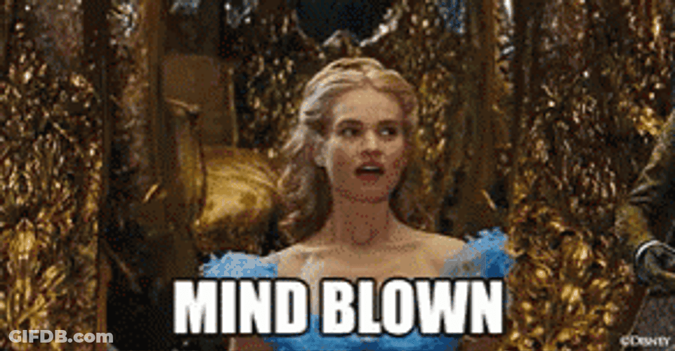 Cinderella Movie Mindblown GIF