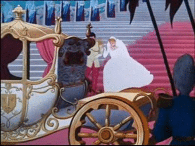 Cinderella Prince Pumpkin Coach Ride GIF