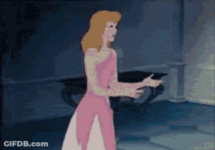 Cinderella Running Away GIF