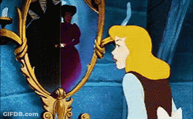 Cinderella's Stepmom Locking The Door GIF