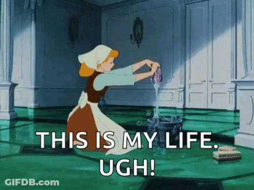 Cinderella Saying This Is My Life GIF