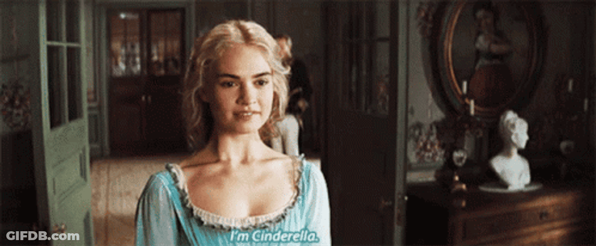 Cinderella Self Introduce GIF