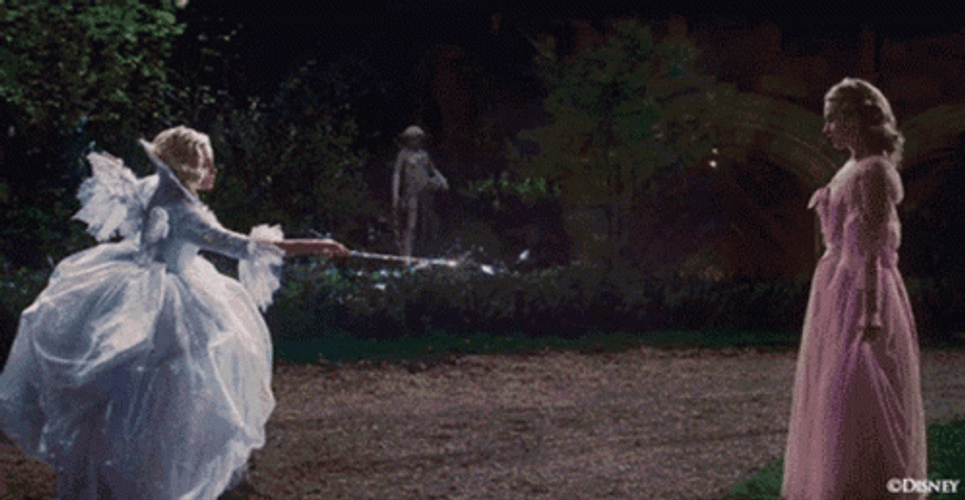 Cinderella Sparkling Transformation GIF