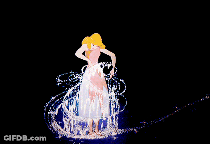 Cinderella Transformation Getting Ready GIF