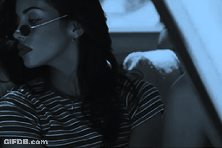 Cindy Kimberly Car Model Pose GIF