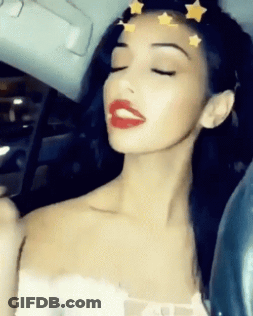 Cindy Kimberly Car Ride Pose GIF