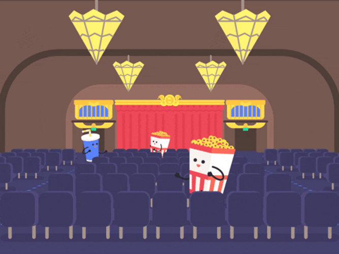 Cinema Showing Nimona Movie GIF