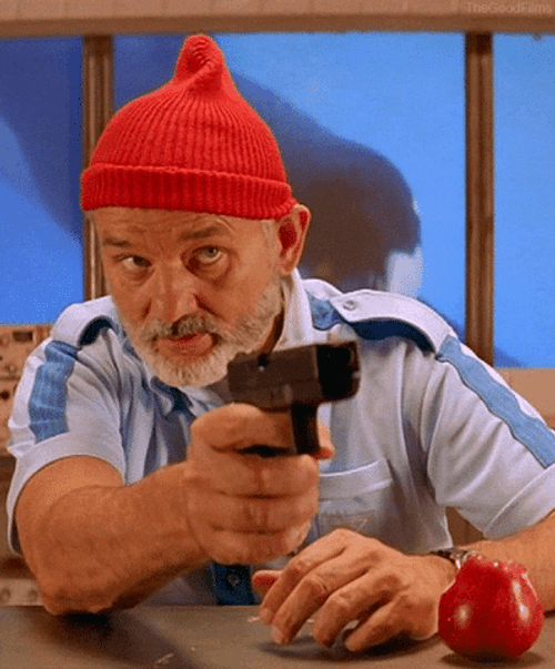 Cinemagraph Bill Murray Gun GIF