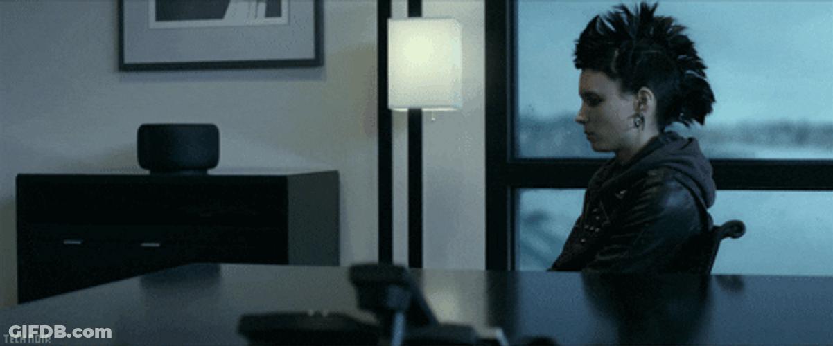 Cinemagraph Rooney Mara Chewing Gum GIF