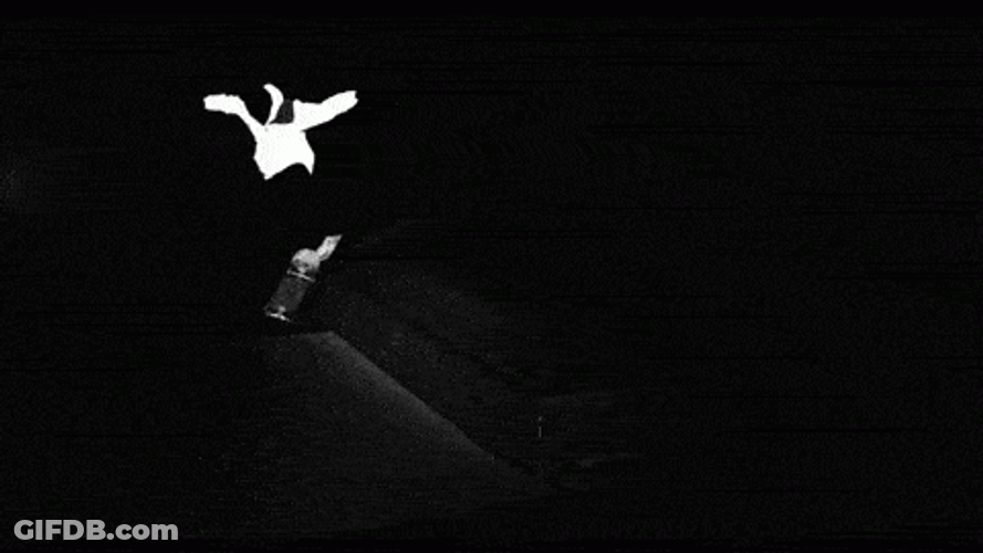 Cinematographic Slow Motion Skateboard Tricks GIF