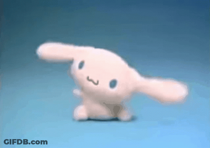 Cinnamoroll Ears Flapping Hello Kitty Sanrio GIF