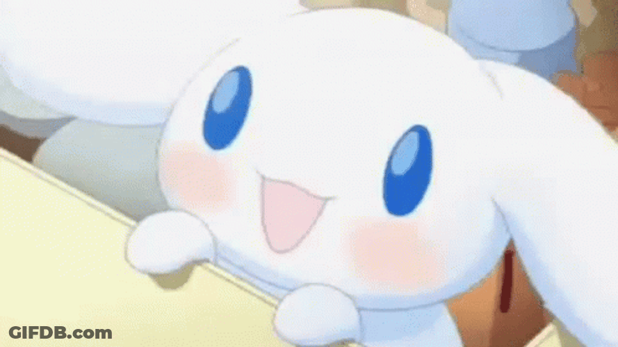 Cinnamoroll Excited Wide Smile GIF