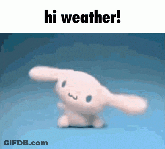Cinnamoroll Fluttering Ears Hi Weather GIF