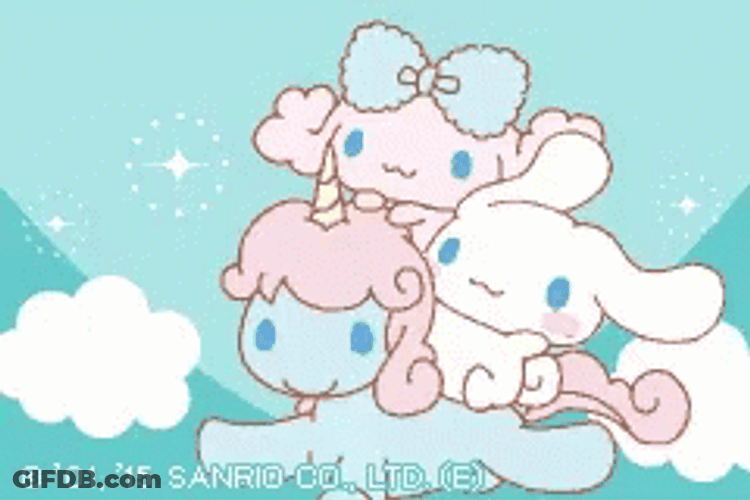 Cinnamoroll Unicorn Ride Sanrio GIF