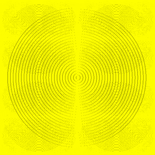 Circle Dots Illusion GIF