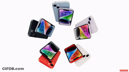 Circle Of Apple Phones At 9:41 GIF