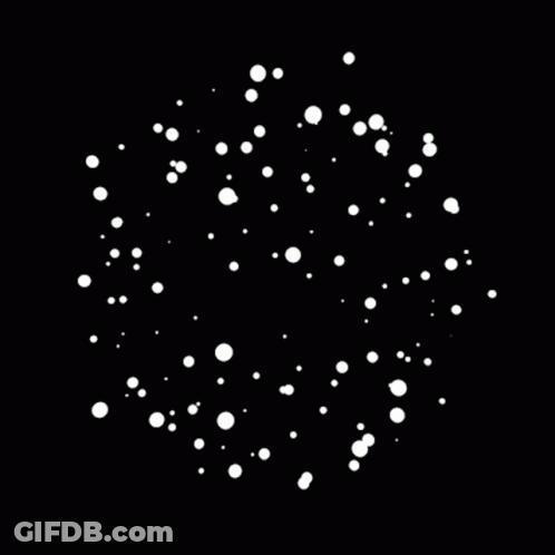 Circle Of White Circles On Black GIF