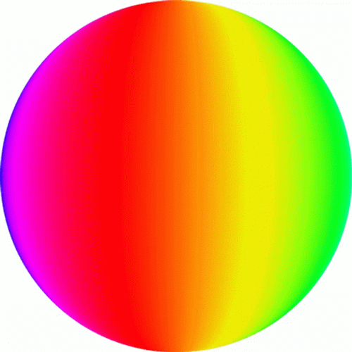 Circle Plate Of Flashing Colors GIF