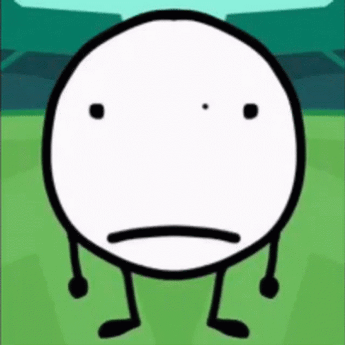 Circle Sad Face Different Transitions GIF