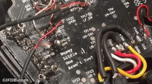 Circuit Board Saying Honey Little GIF
