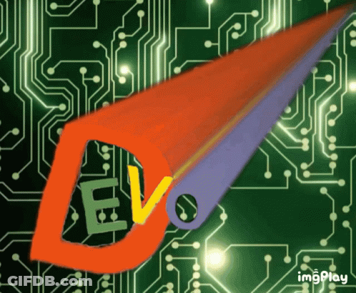 Circuit Board With Evo GIF