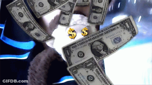 Circular One Dollar Bill Pattern Norma Gg GIF