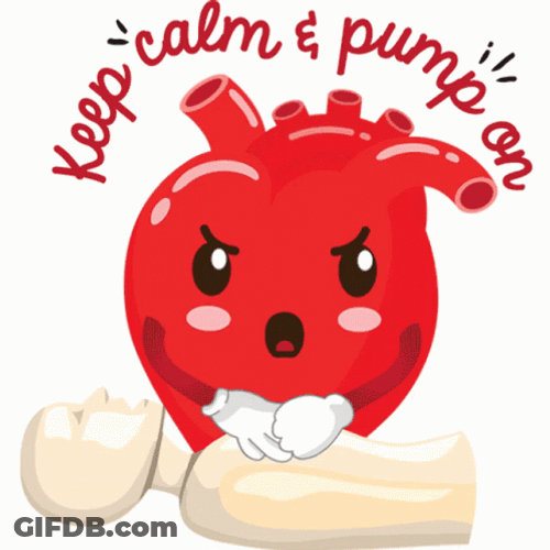 Circulatory System Keep Calm And Pump On GIF