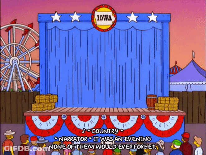 Circus Stage Curtain Opening GIF