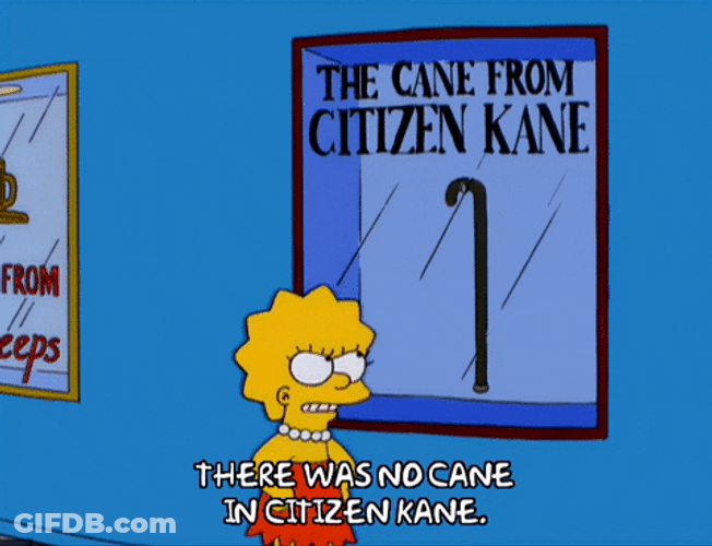 Citizen Kane Lisa Simpson GIF