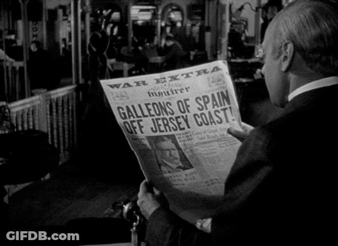 Citizen Kane Newspaper GIF