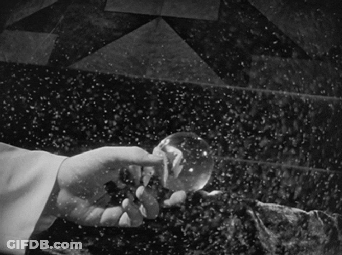 Citizen Kane Snow Globe Scene GIF
