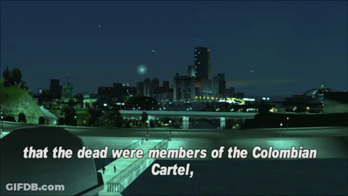 City At Night Dead Were Members Of Colombian Cartel GIF