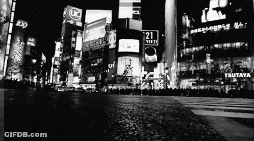 City At Night Sign 21 Ver 21 GIF