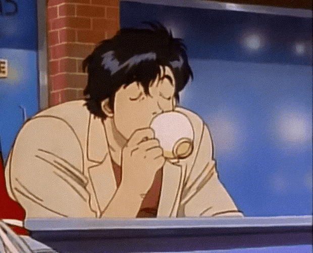City Hunter Ryo Saeba Shrug GIF