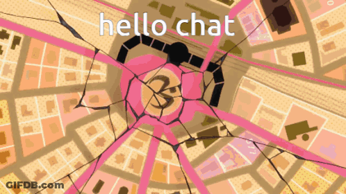 City Map Saying Hello Chat GIF