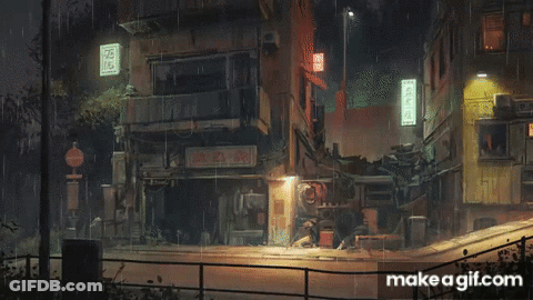 City Street Scene GIF