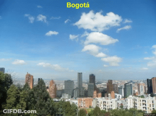 City With Word Bogota GIF