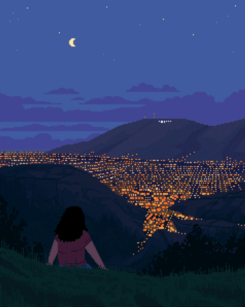 Cityscape City Lights From Far Away GIF