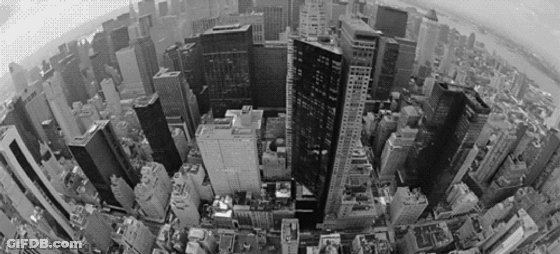 Cityscape Three Sixty Aerial View GIF