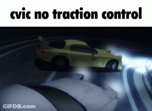 Civic No Traction Control Car GIF