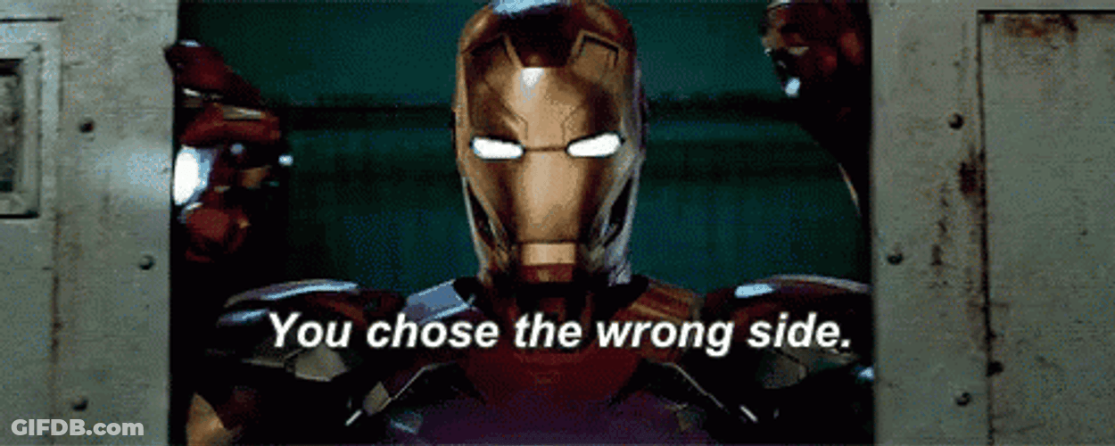Civil War Iron Man GIF