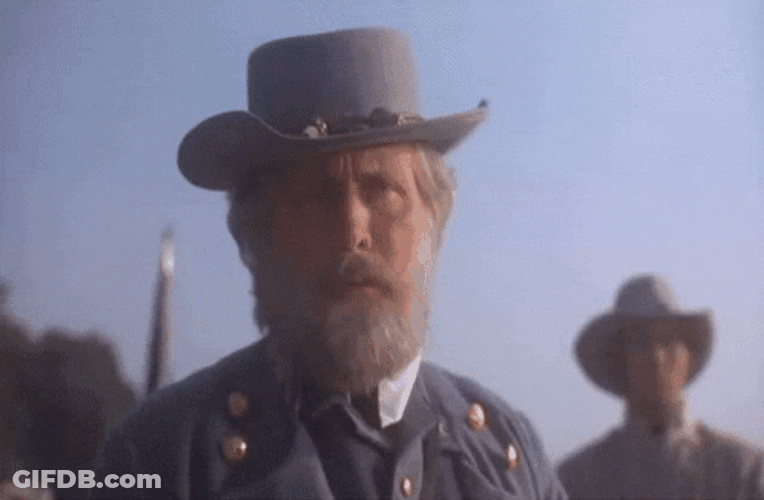 Civil War Sad Commander GIF