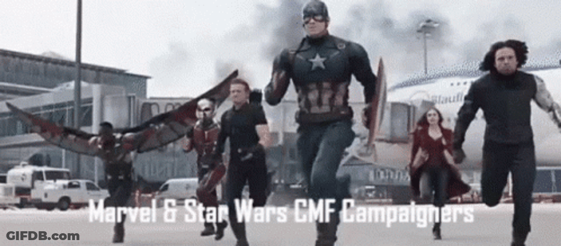 Civil War The Avengers Attack GIF